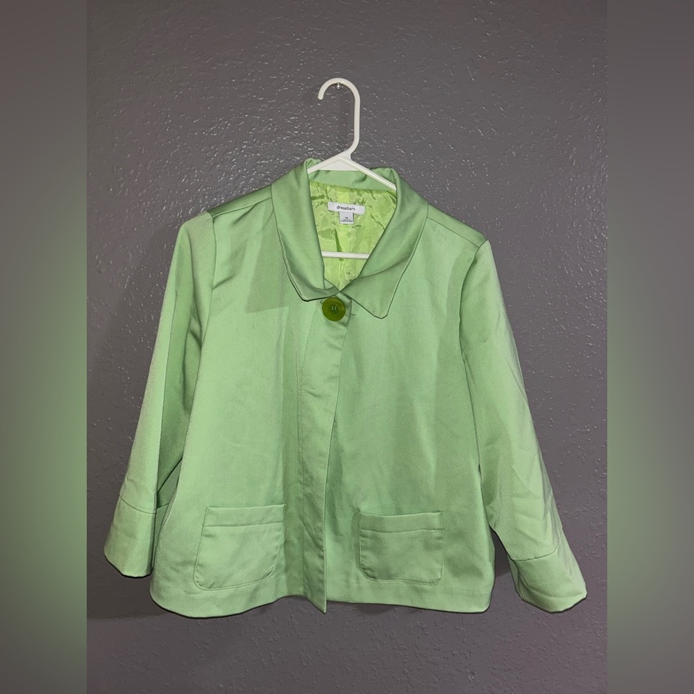light green blazer